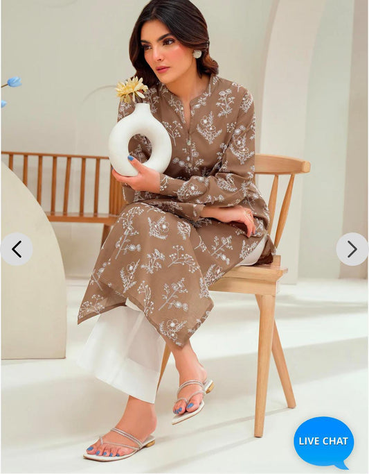 Noor-e-Naz Long length 2piece stitched