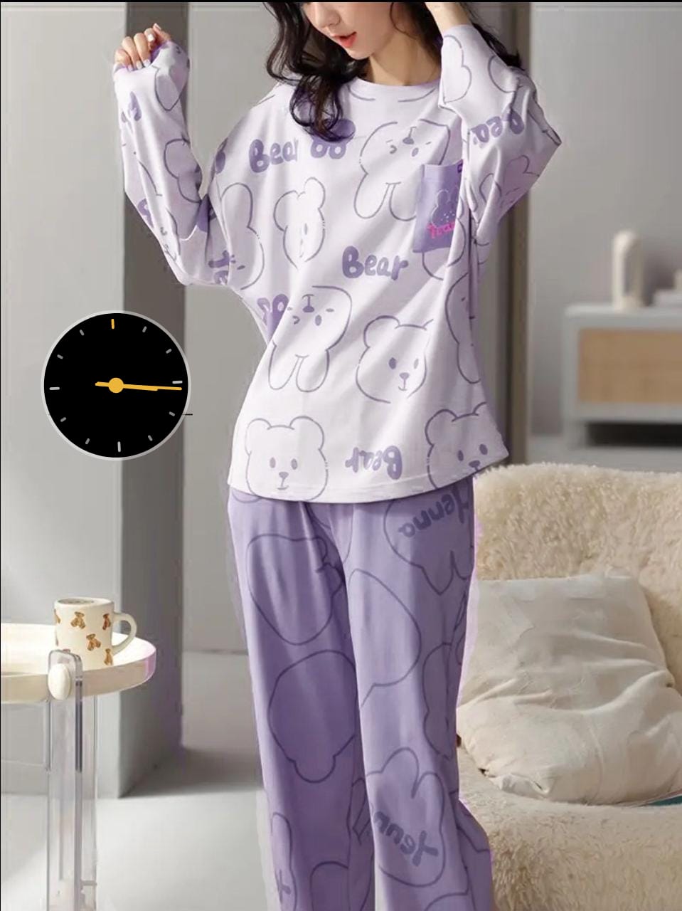 Purple Bear Night Suite