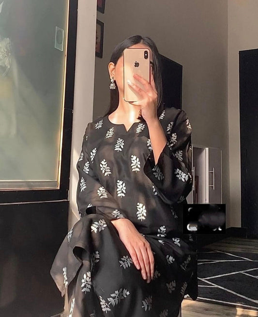 Saleha printed 2pc stitched