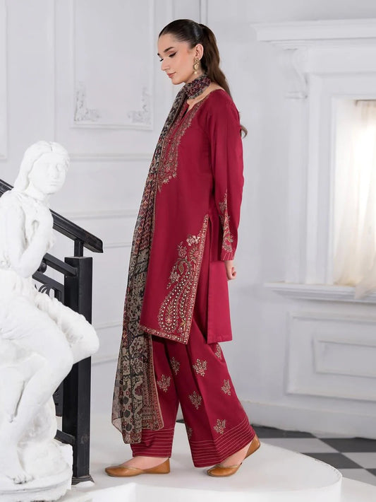 ABIRA – Luxury Embroidered 2-Piece Suit (Stitched)