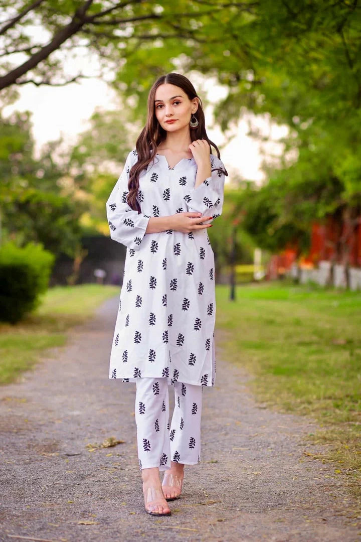 Saleha printed 2pc stitched