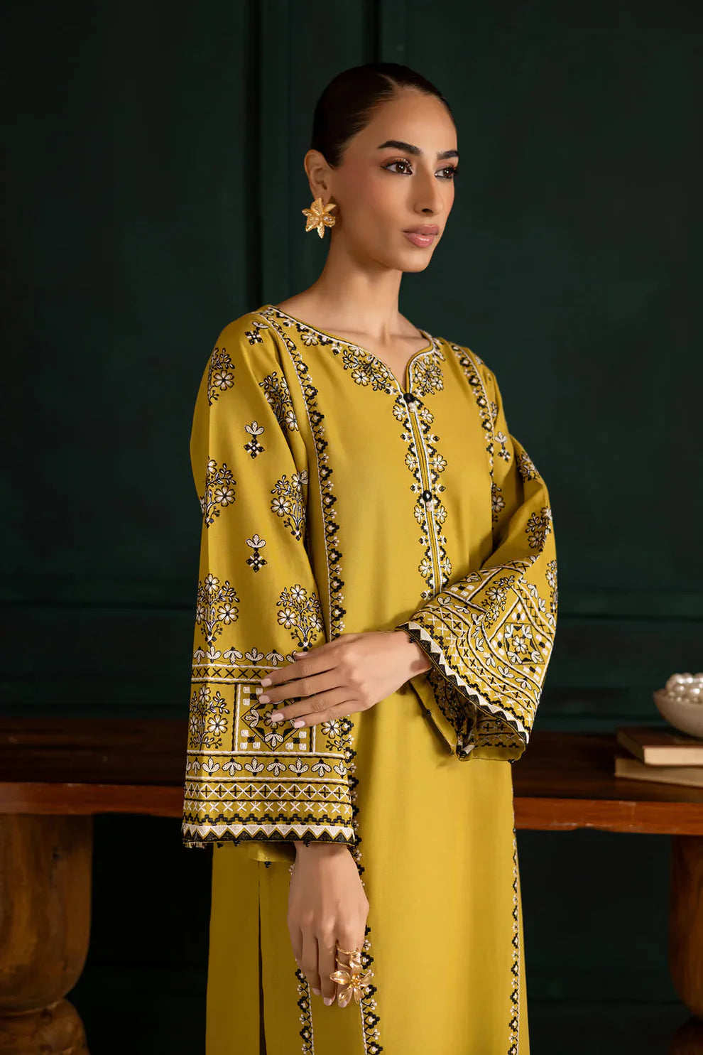 Kantha - 2Pc Stitched Embroidered Dress