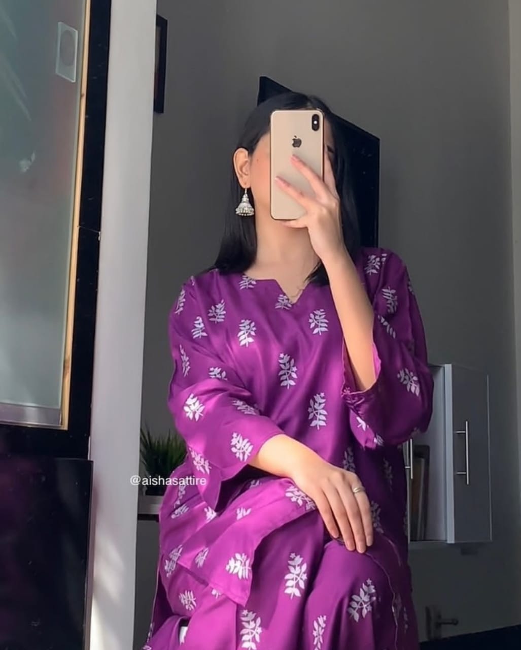 Saleha printed 2pc stitched