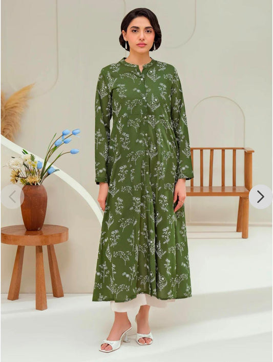 Zarqash Frock style 2pc stitched