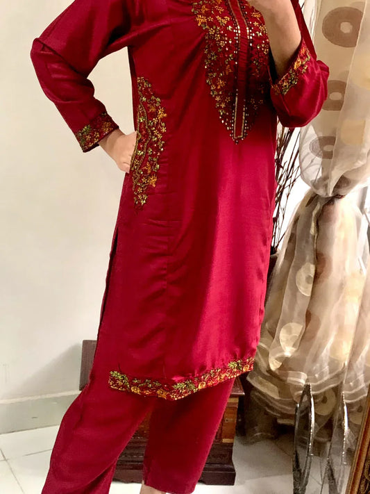 Sequence Pocket embraided 2piece stitched