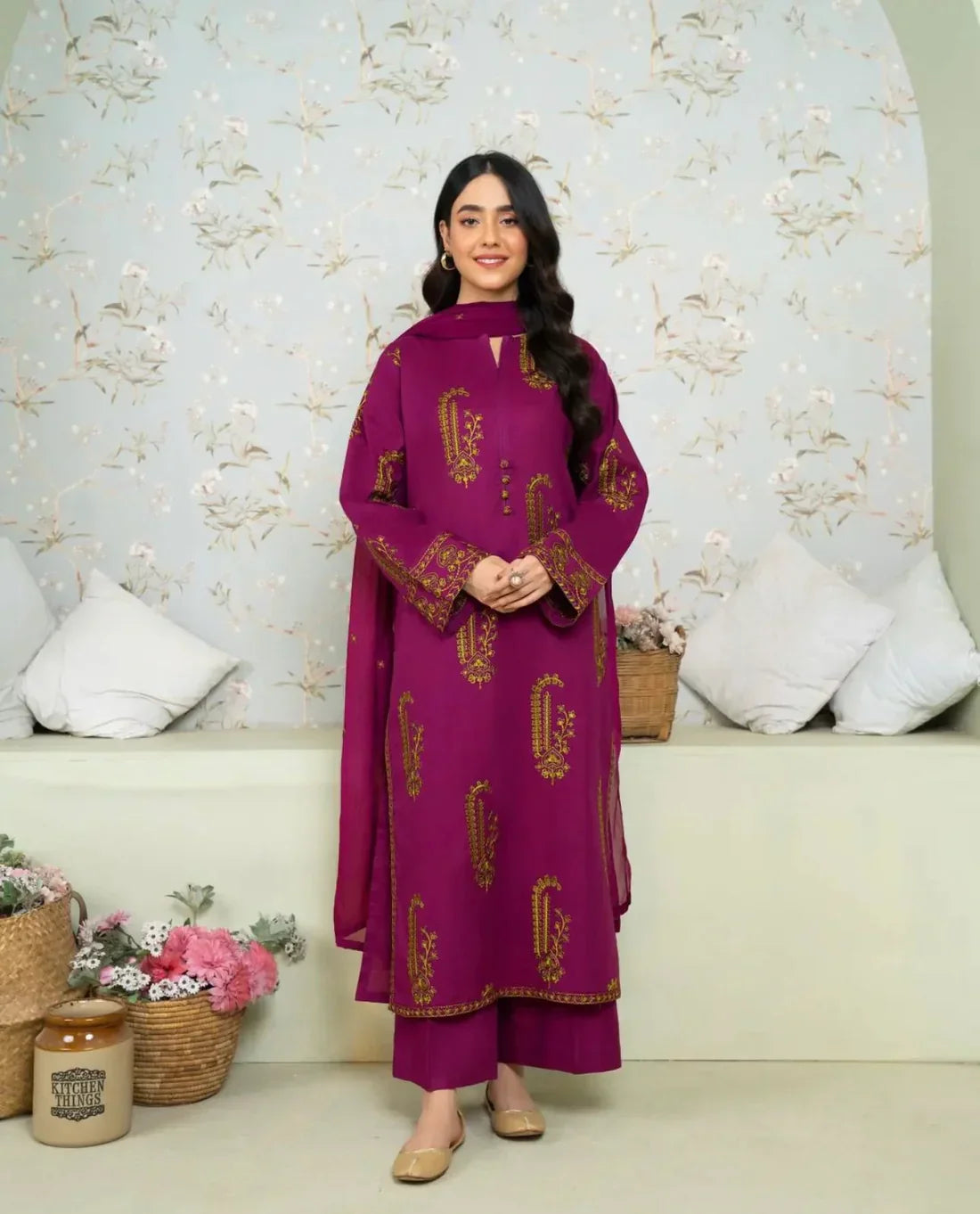 Nooray 2piece Embraided stitched